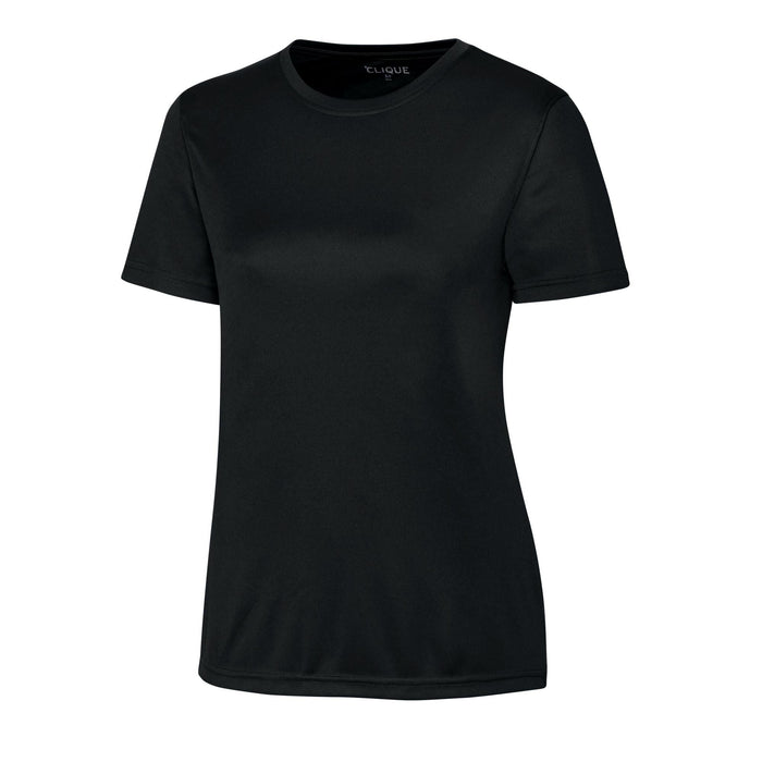 Clique Spin Solution-dyed Performance Jersey Womens Short Sleeve Tee