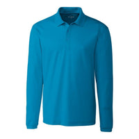 Clique Spin Solution-dyed Performance Pique Mens Long Sleeve Polo