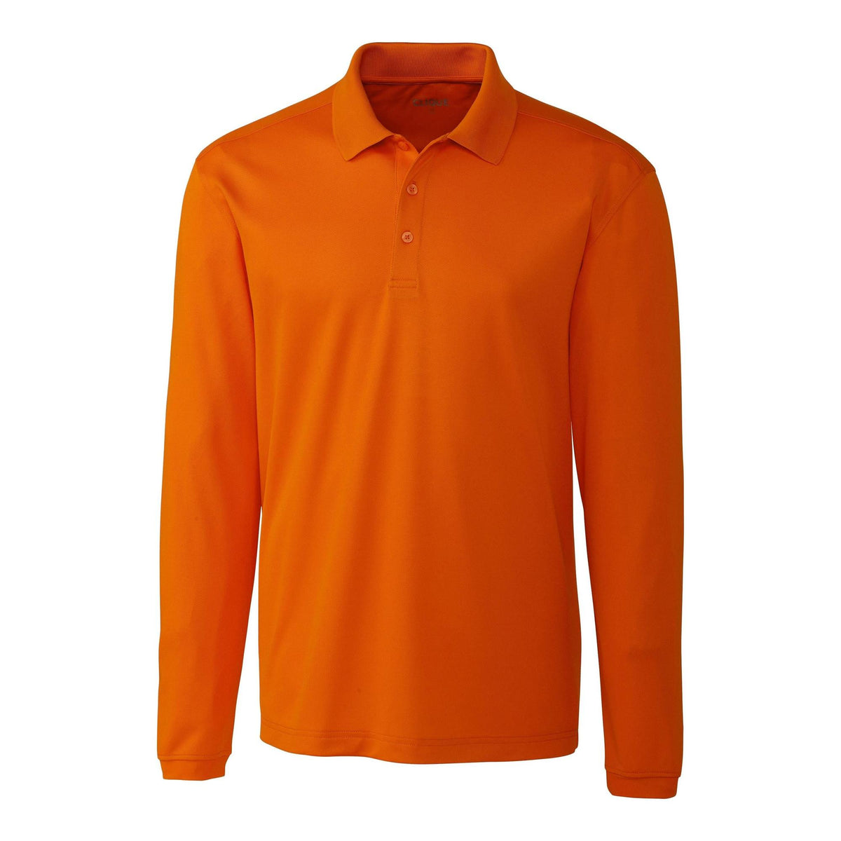 Clique Spin Solution-dyed Performance Pique Mens Long Sleeve Polo