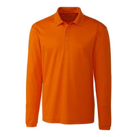 Clique Spin Solution-dyed Performance Pique Mens Long Sleeve Polo