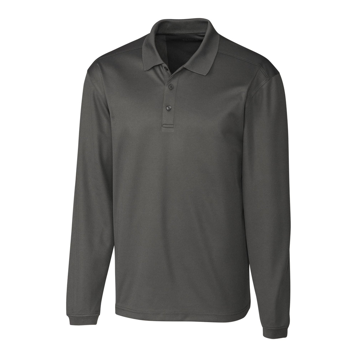 Clique Spin Solution-dyed Performance Pique Mens Long Sleeve Polo