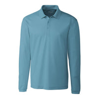 Clique Spin Solution-dyed Performance Pique Mens Long Sleeve Polo