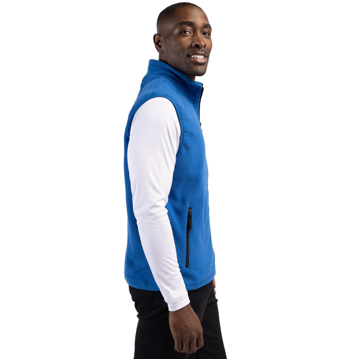 Clique Summit Performance Fleece Mens Full Zip Vest