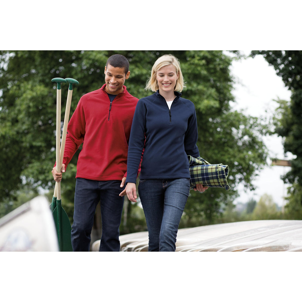 Clique Summit Performance Fleece Womens Half Zip Jacket