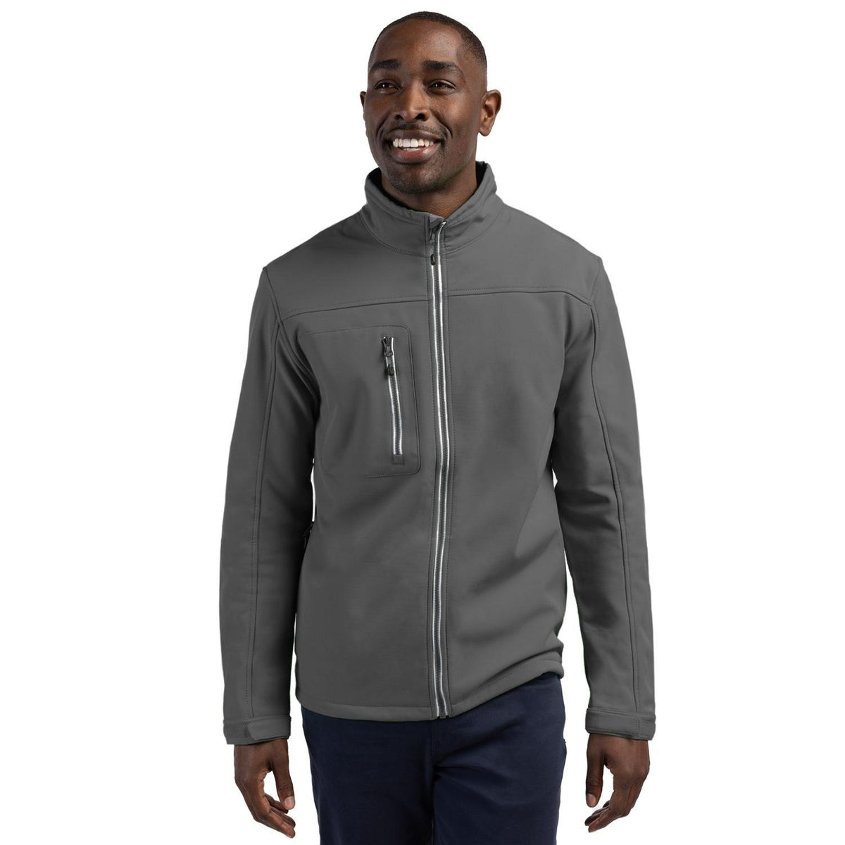 Clique Telemark Recycled Stretch Softshell Mens Full Zip Jacket