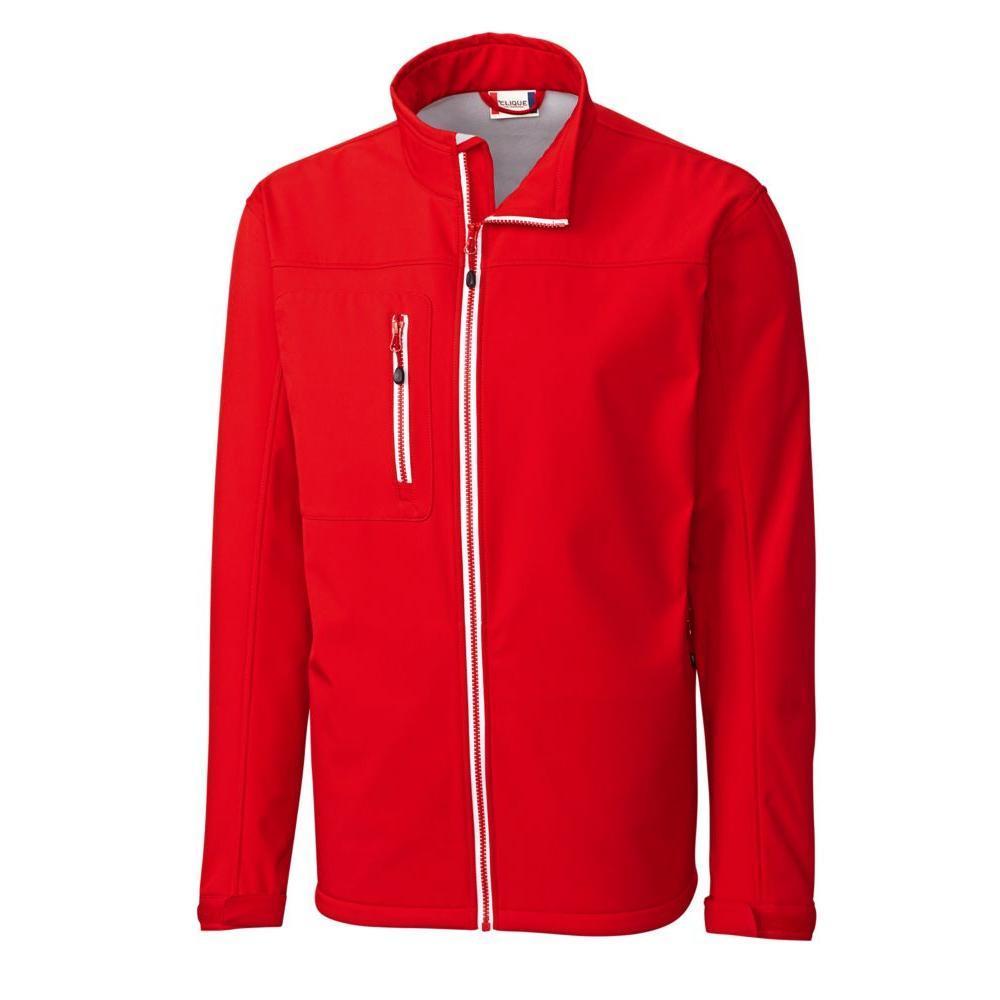 Clique Telemark Recycled Stretch Softshell Mens Full Zip Jacket