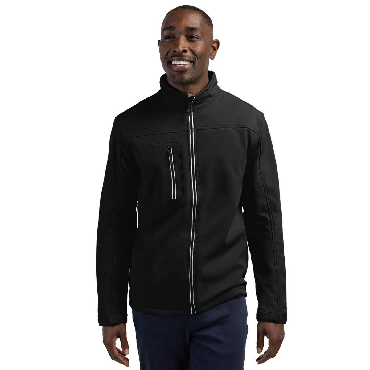 Clique Telemark Recycled Stretch Softshell Mens Full Zip Jacket