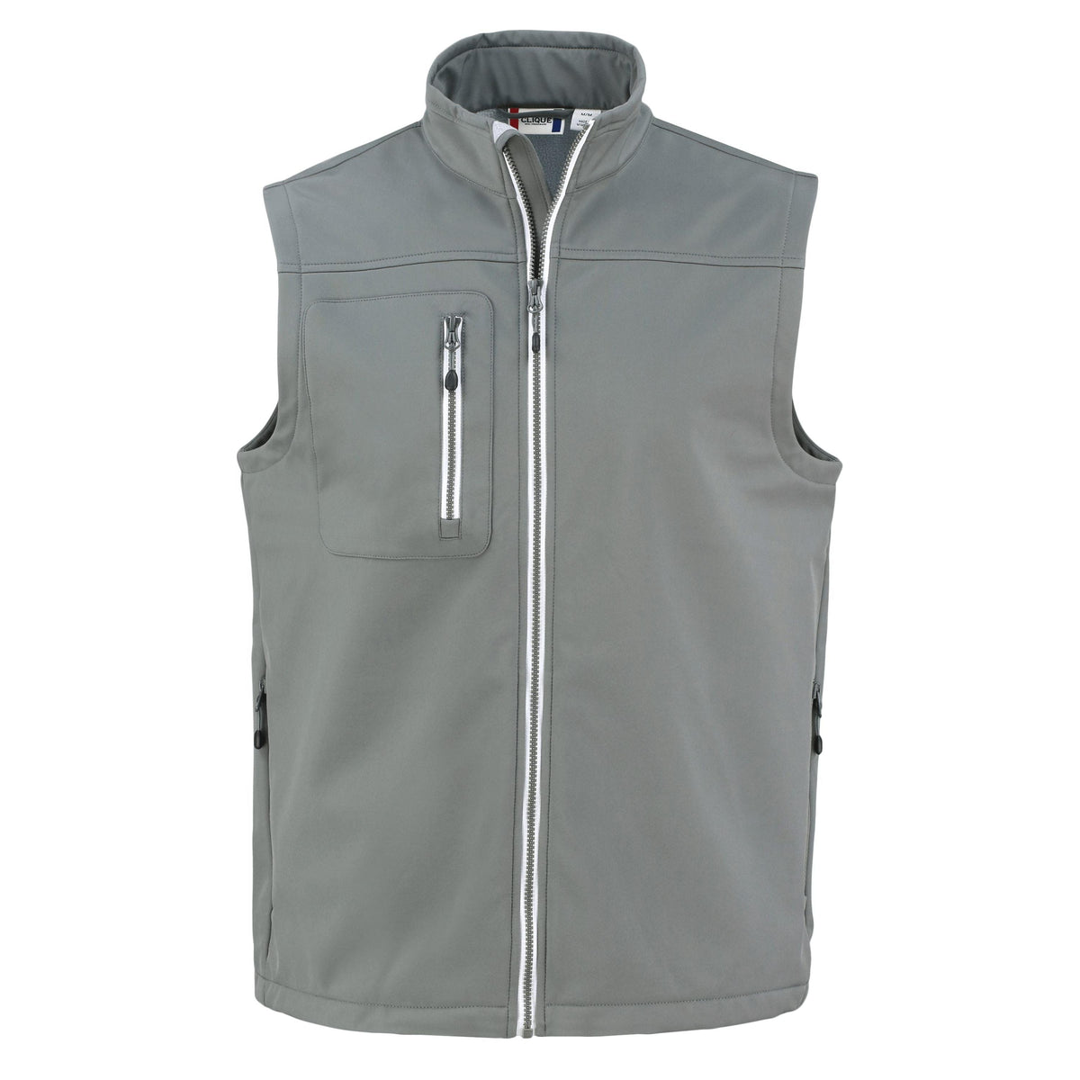 Clique Telemark Recycled Stretch Softshell Mens Full Zip Vest
