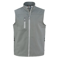 Clique Telemark Recycled Stretch Softshell Mens Full Zip Vest