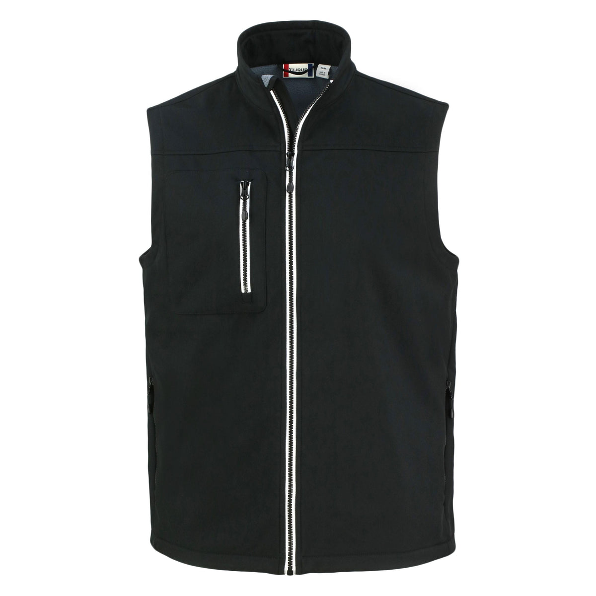 Clique Telemark Recycled Stretch Softshell Mens Full Zip Vest