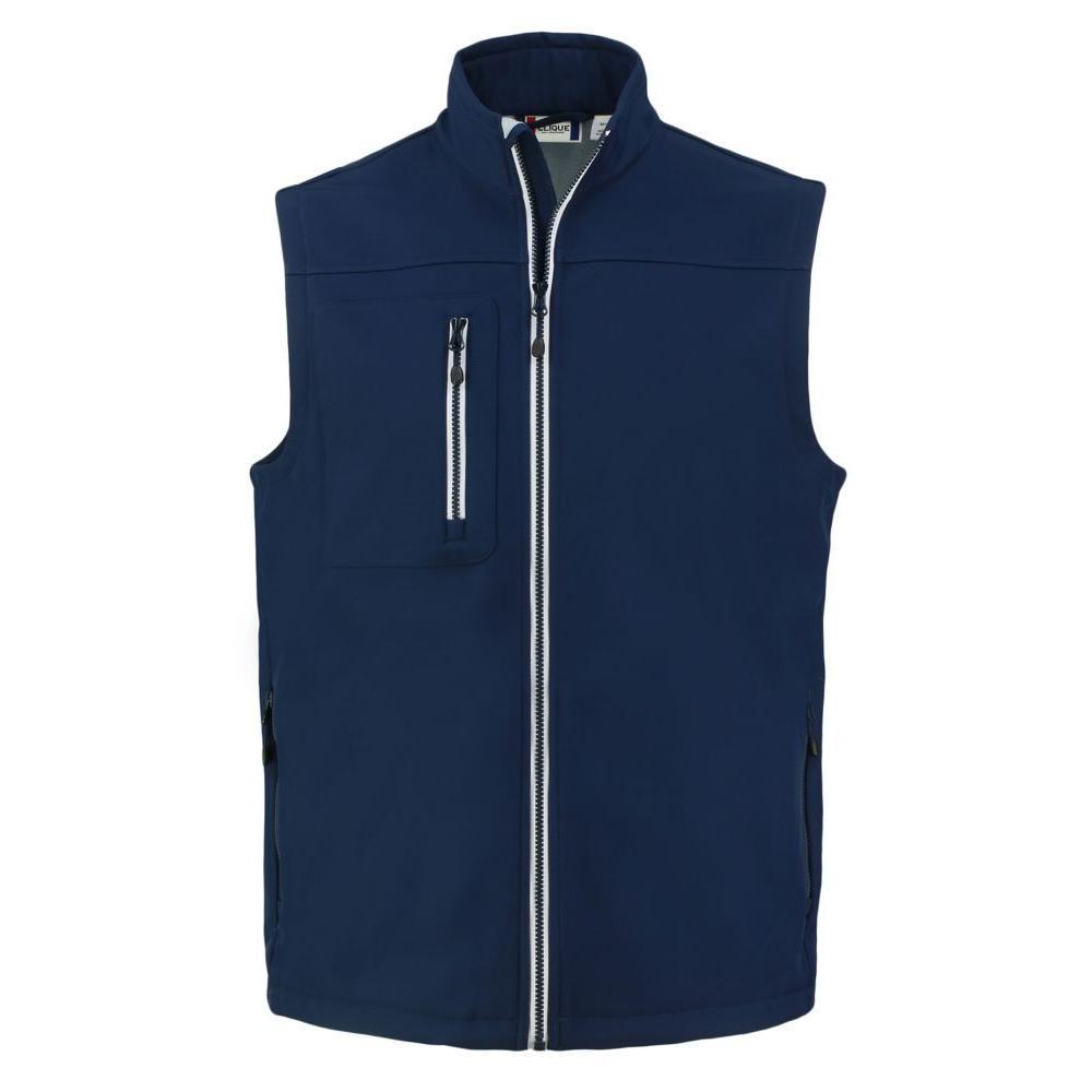 Clique Telemark Recycled Stretch Softshell Mens Full Zip Vest