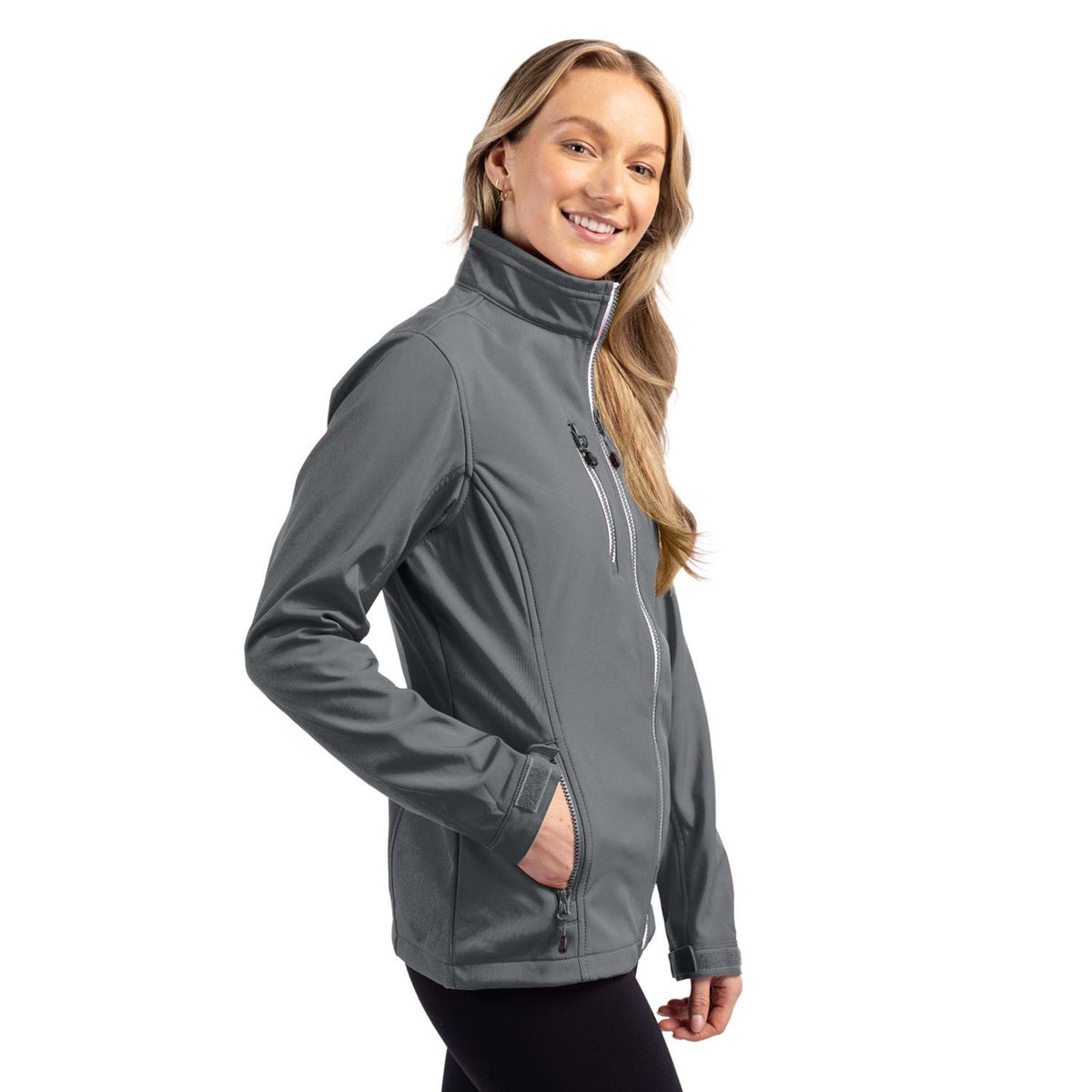Clique Telemark Recycled Stretch Softshell Womens Full Zip Jacket