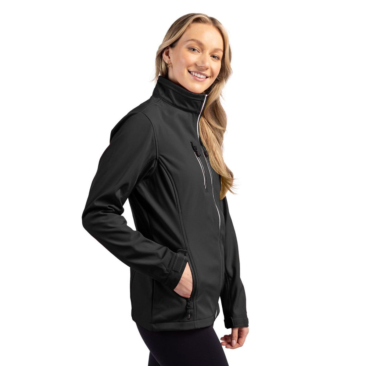 Clique Telemark Recycled Stretch Softshell Womens Full Zip Jacket