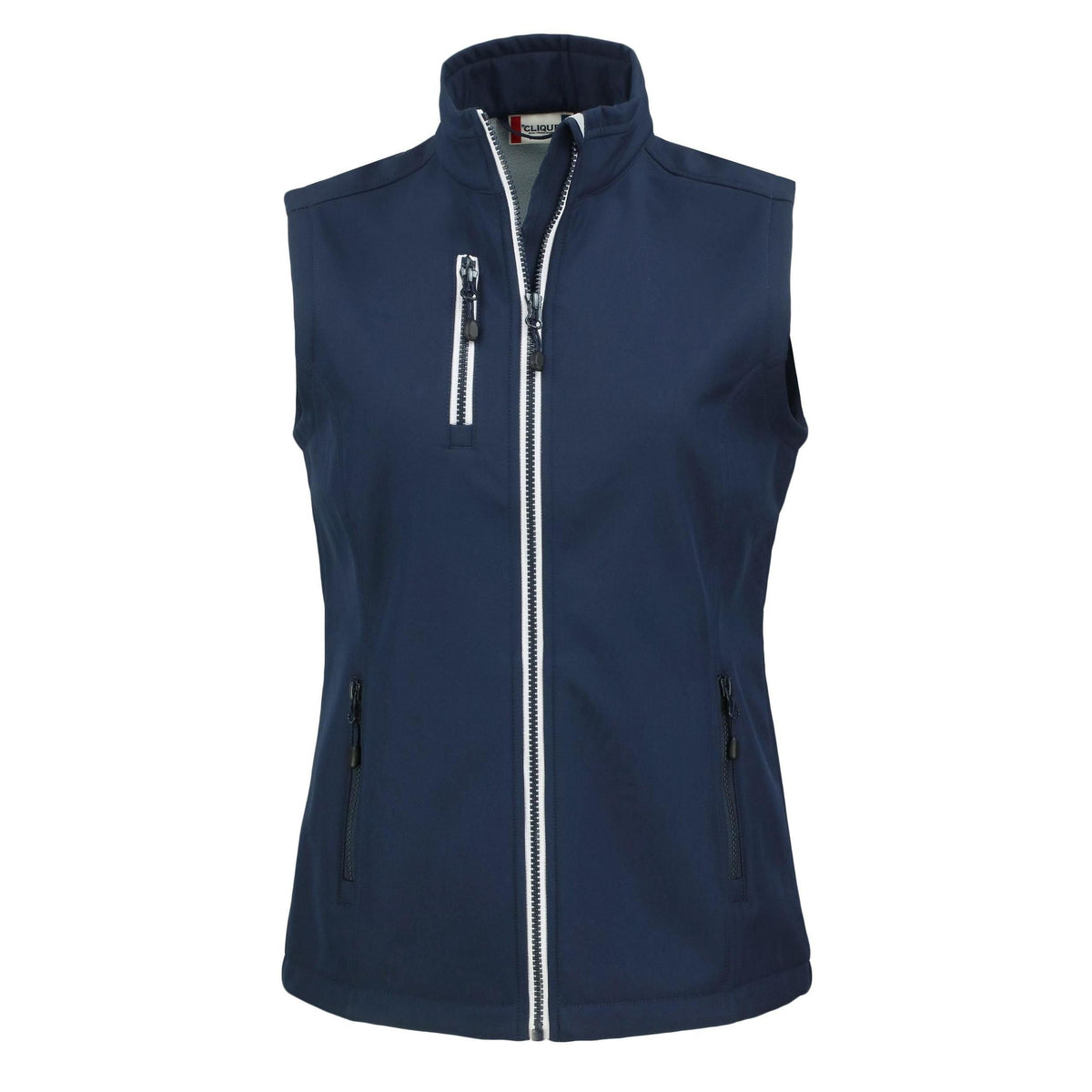 Clique Telemark Recycled Stretch Softshell Womens Full Zip Vest