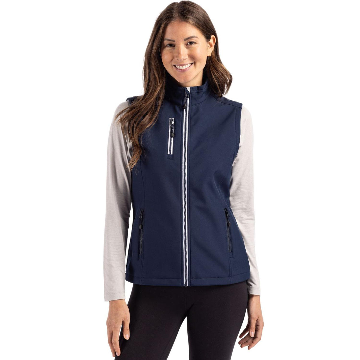 Clique Telemark Recycled Stretch Softshell Womens Full Zip Vest