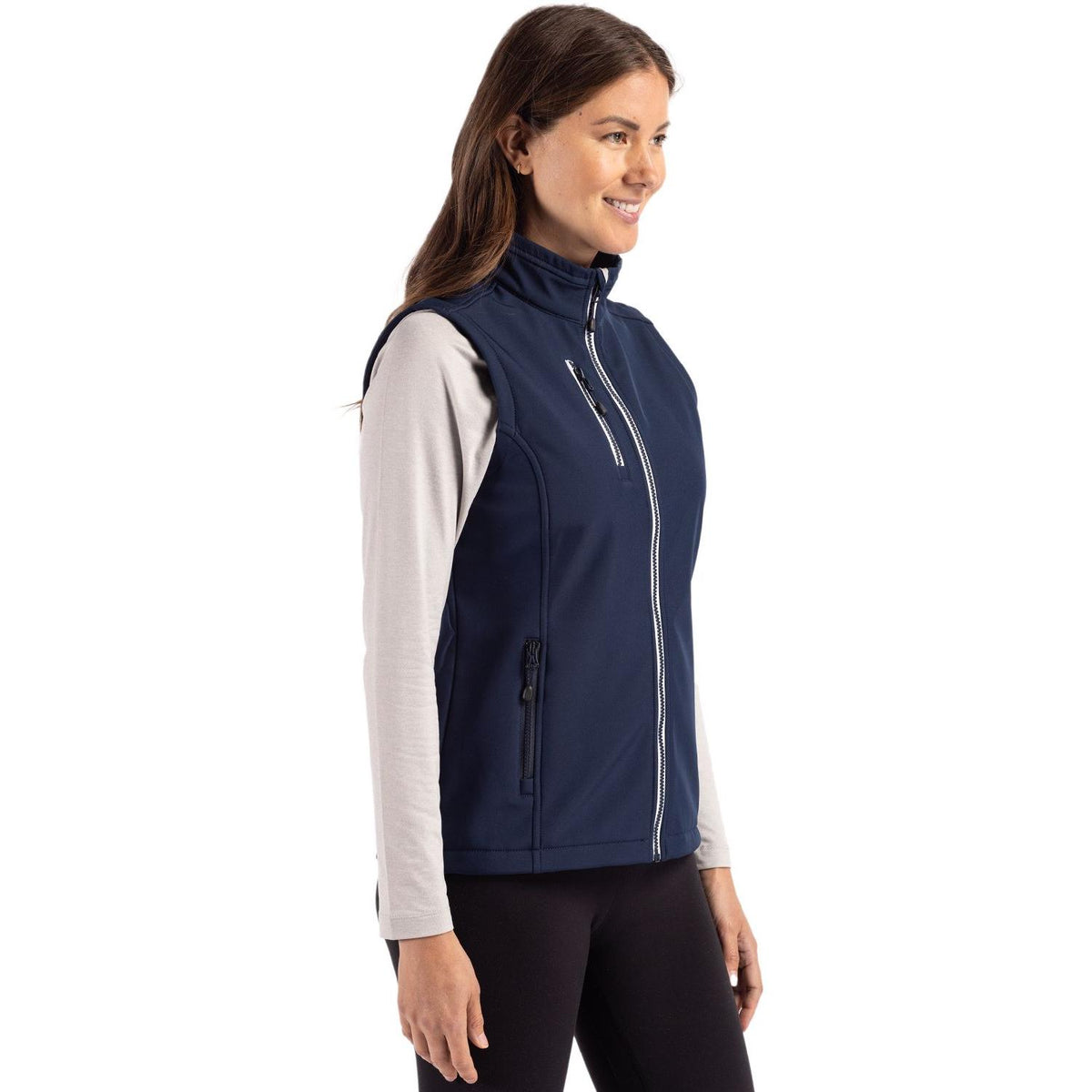 Clique Telemark Recycled Stretch Softshell Womens Full Zip Vest