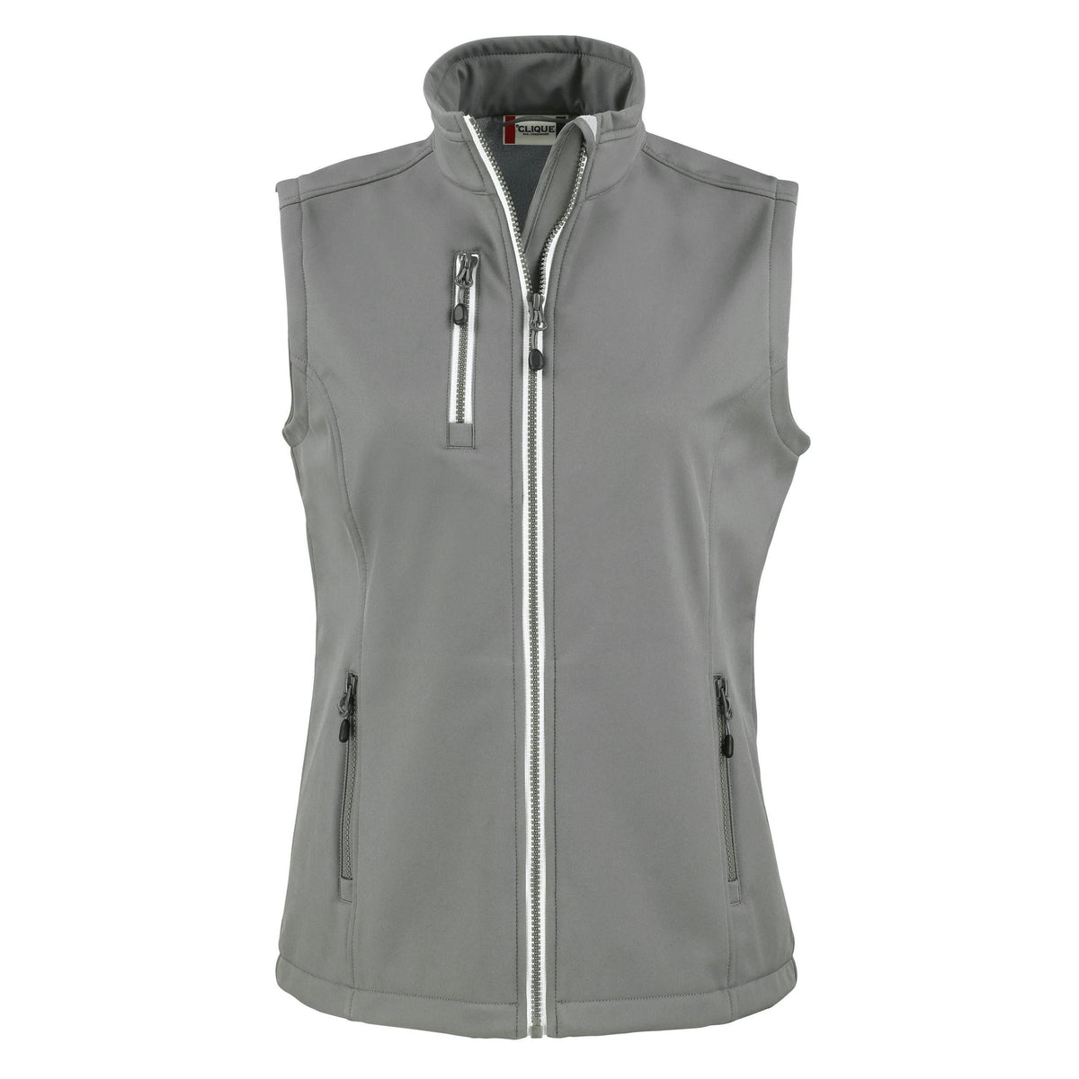 Clique Telemark Recycled Stretch Softshell Womens Full Zip Vest