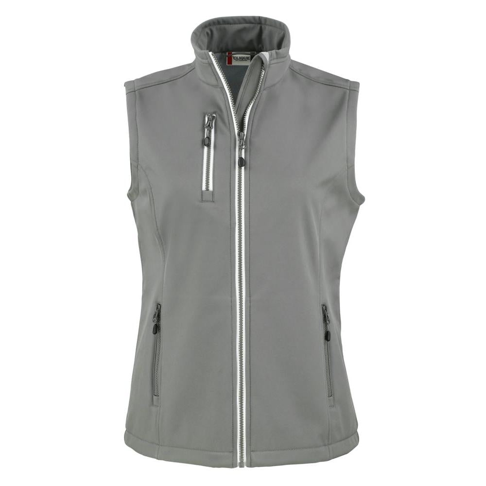 Clique Telemark Recycled Stretch Softshell Womens Full Zip Vest