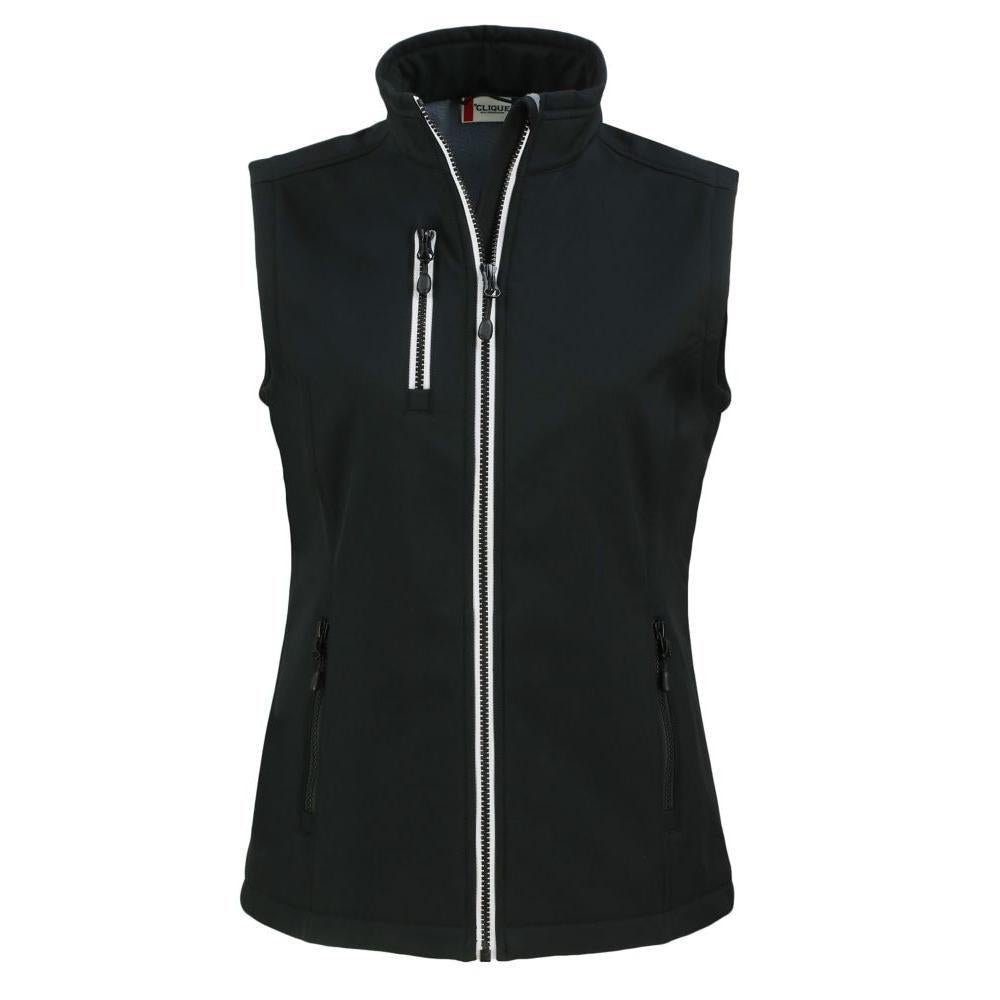 Clique Telemark Recycled Stretch Softshell Womens Full Zip Vest