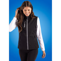 Clique Telemark Recycled Stretch Softshell Womens Full Zip Vest