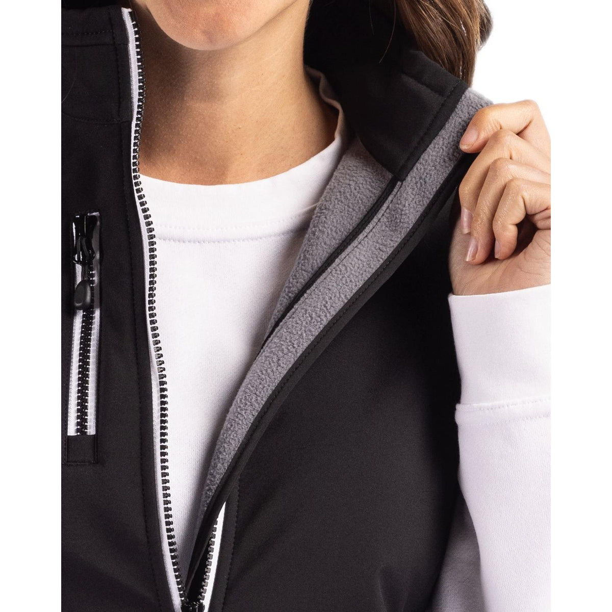Clique Telemark Recycled Stretch Softshell Womens Full Zip Vest