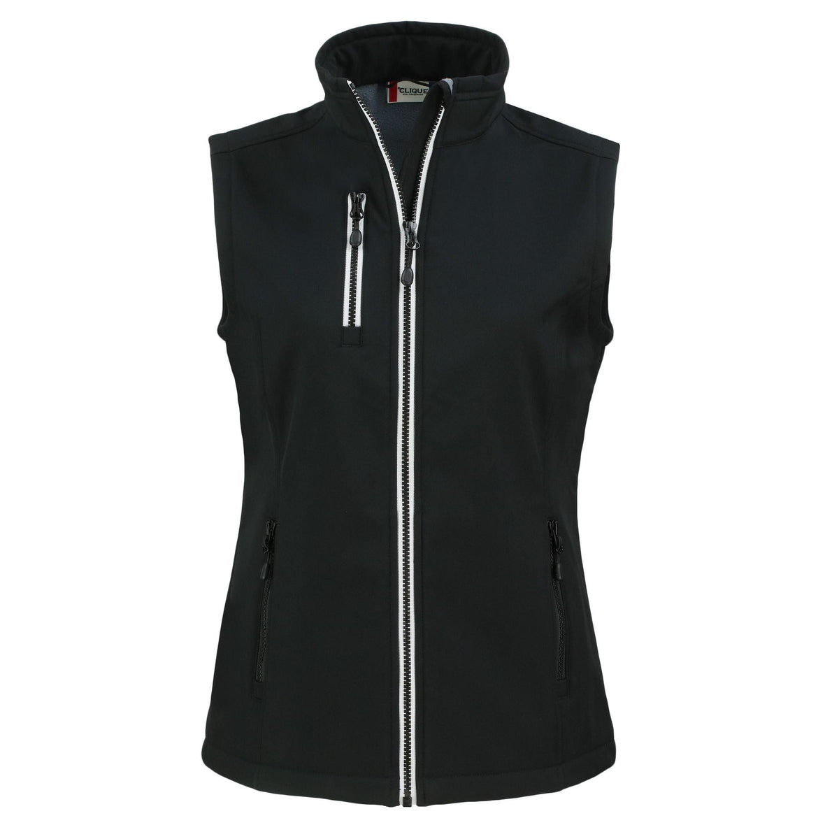 Clique Telemark Recycled Stretch Softshell Womens Full Zip Vest