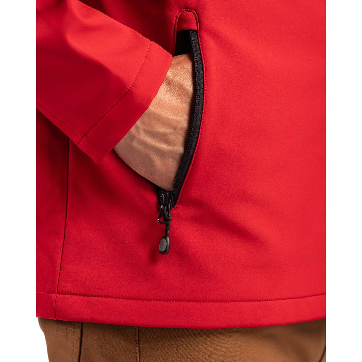 Clique Tempo Recycled Stretch Softshell Mens Full Zip Jacket