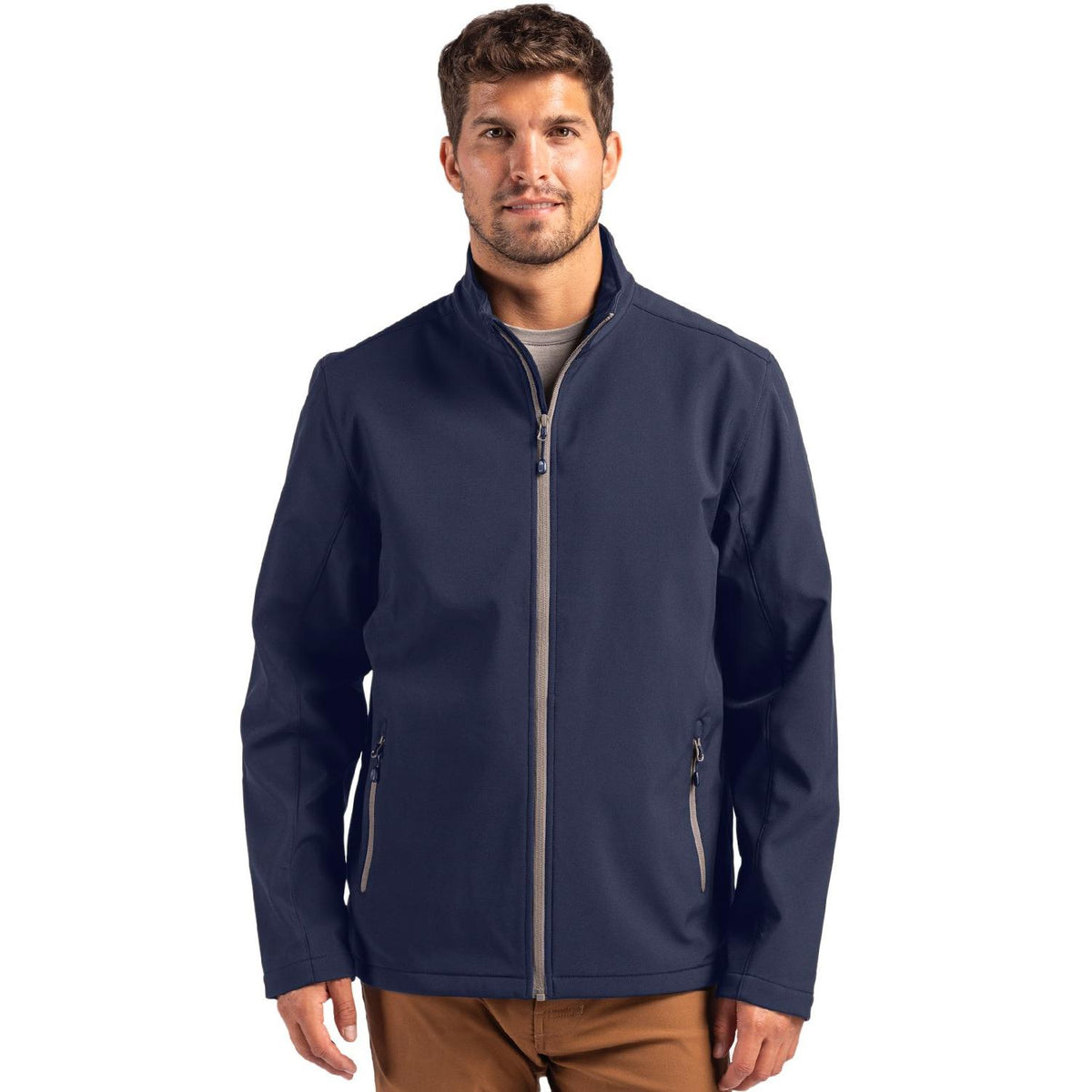 Clique Tempo Recycled Stretch Softshell Mens Full Zip Jacket