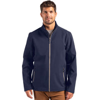 Clique Tempo Recycled Stretch Softshell Mens Full Zip Jacket