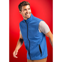 Clique Tempo Recycled Stretch Softshell Mens Full Zip Vest