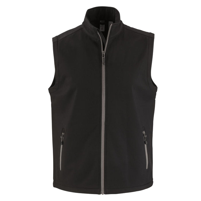 Clique Tempo Recycled Stretch Softshell Mens Full Zip Vest