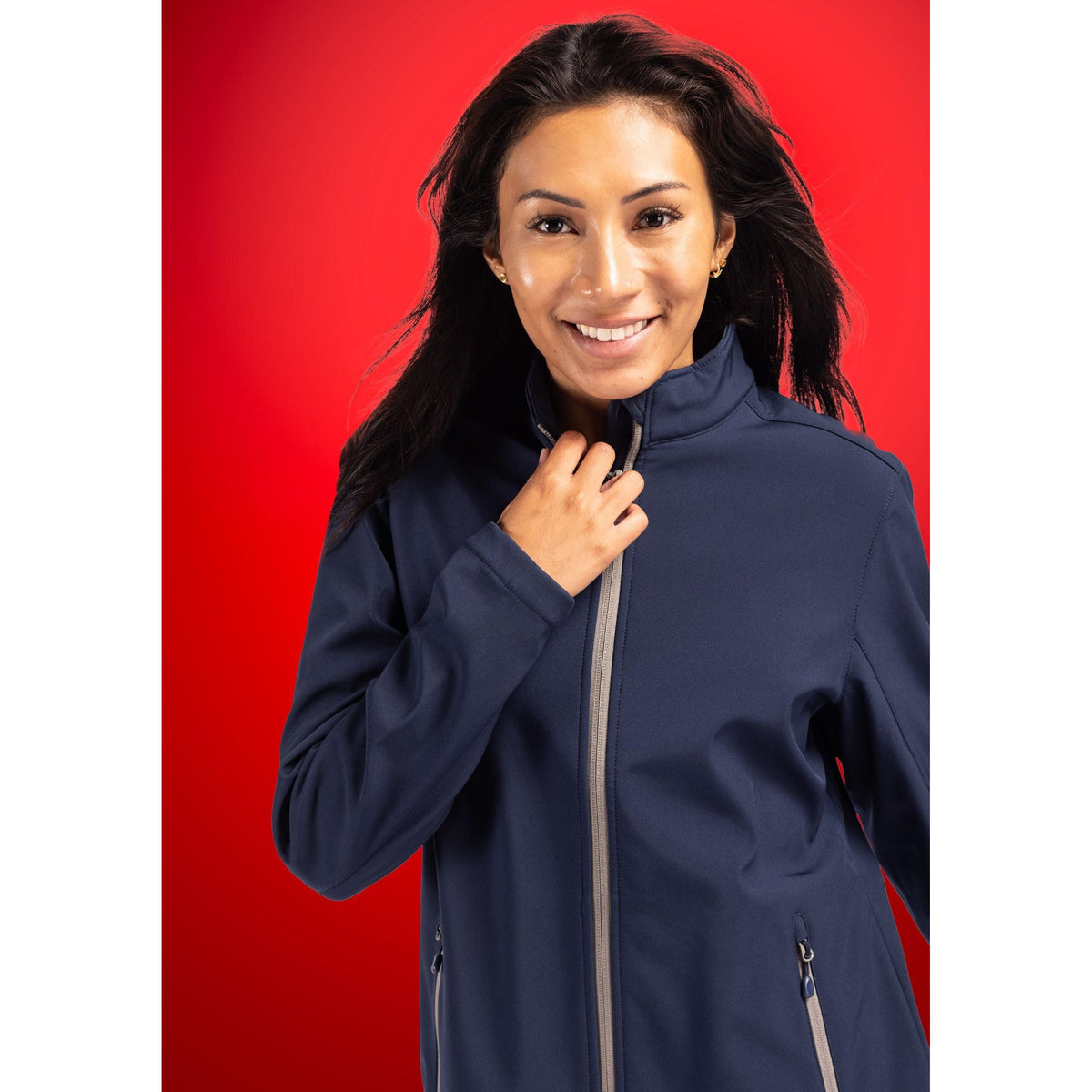 Clique Tempo Recycled Stretch Softshell Womens Full Zip Jacket