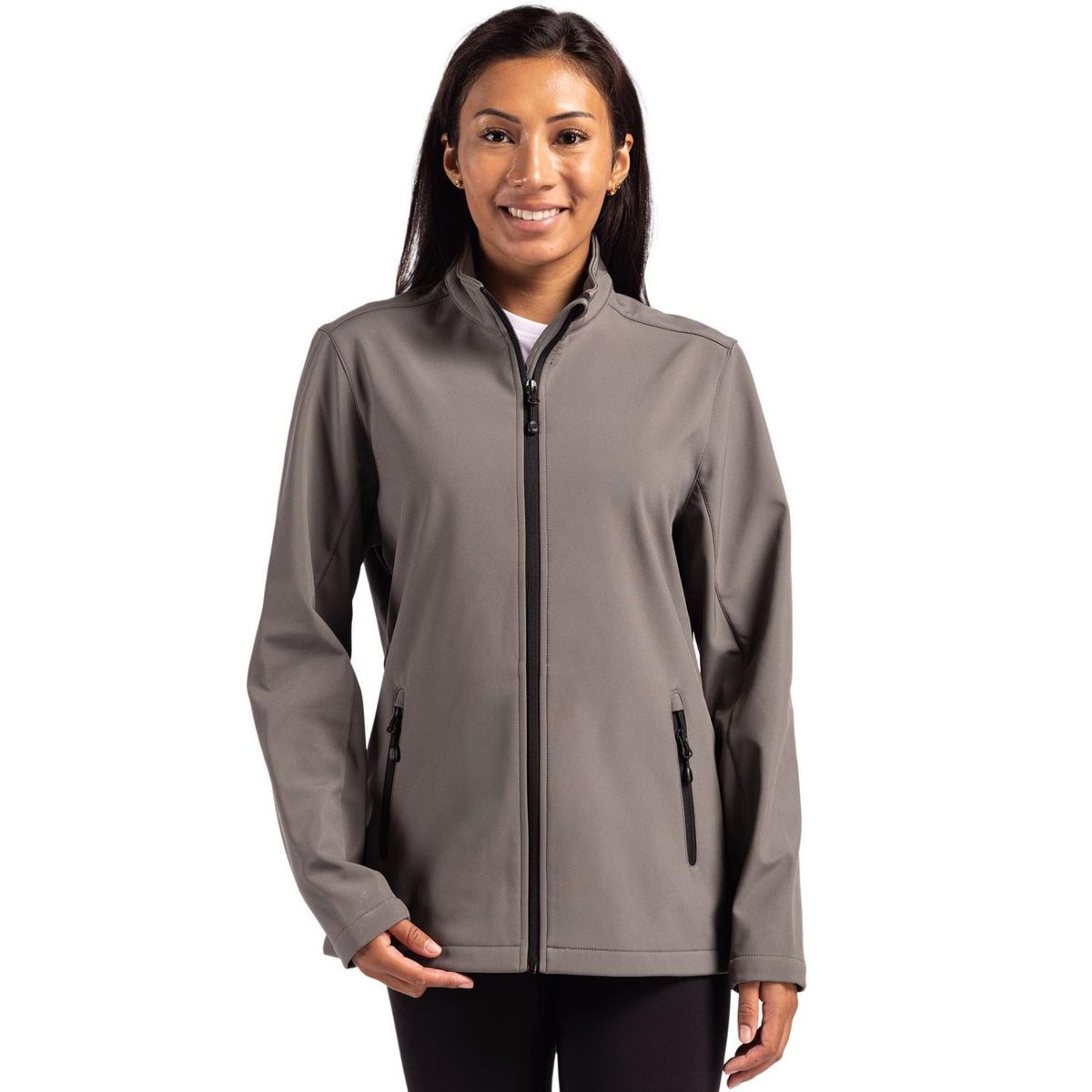 Clique Tempo Recycled Stretch Softshell Womens Full Zip Jacket