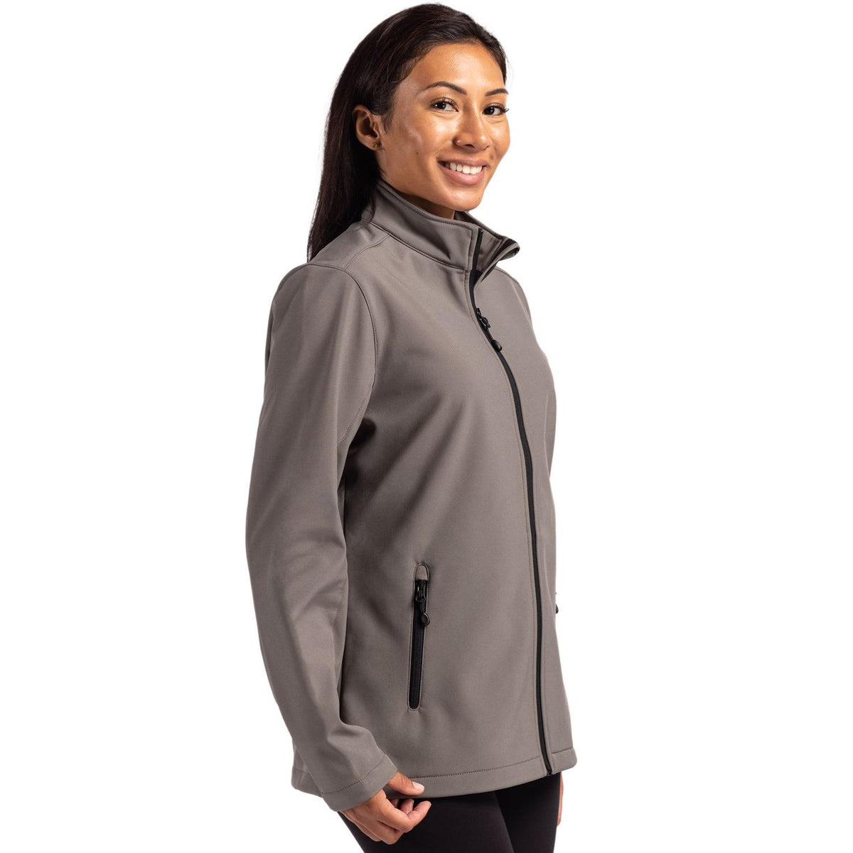 Clique Tempo Recycled Stretch Softshell Womens Full Zip Jacket