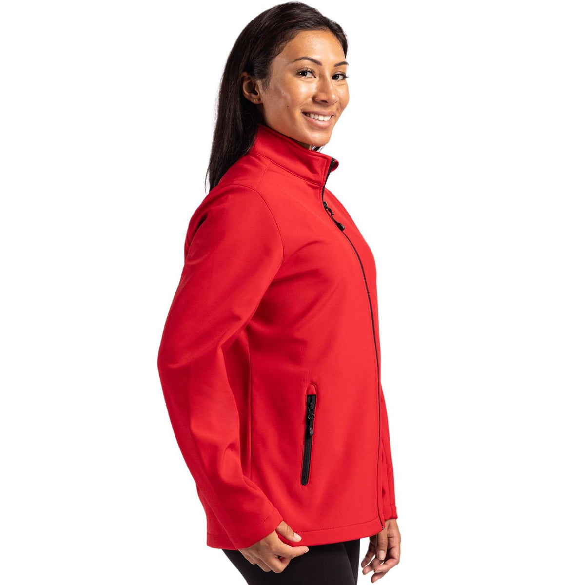 Clique Tempo Recycled Stretch Softshell Womens Full Zip Jacket