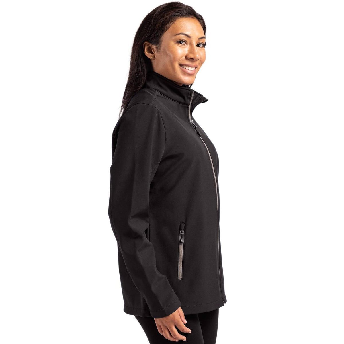 Clique Tempo Recycled Stretch Softshell Womens Full Zip Jacket