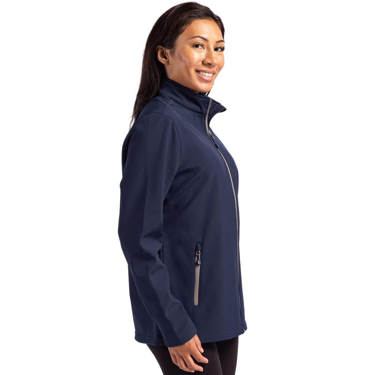 Clique Tempo Recycled Stretch Softshell Womens Full Zip Jacket