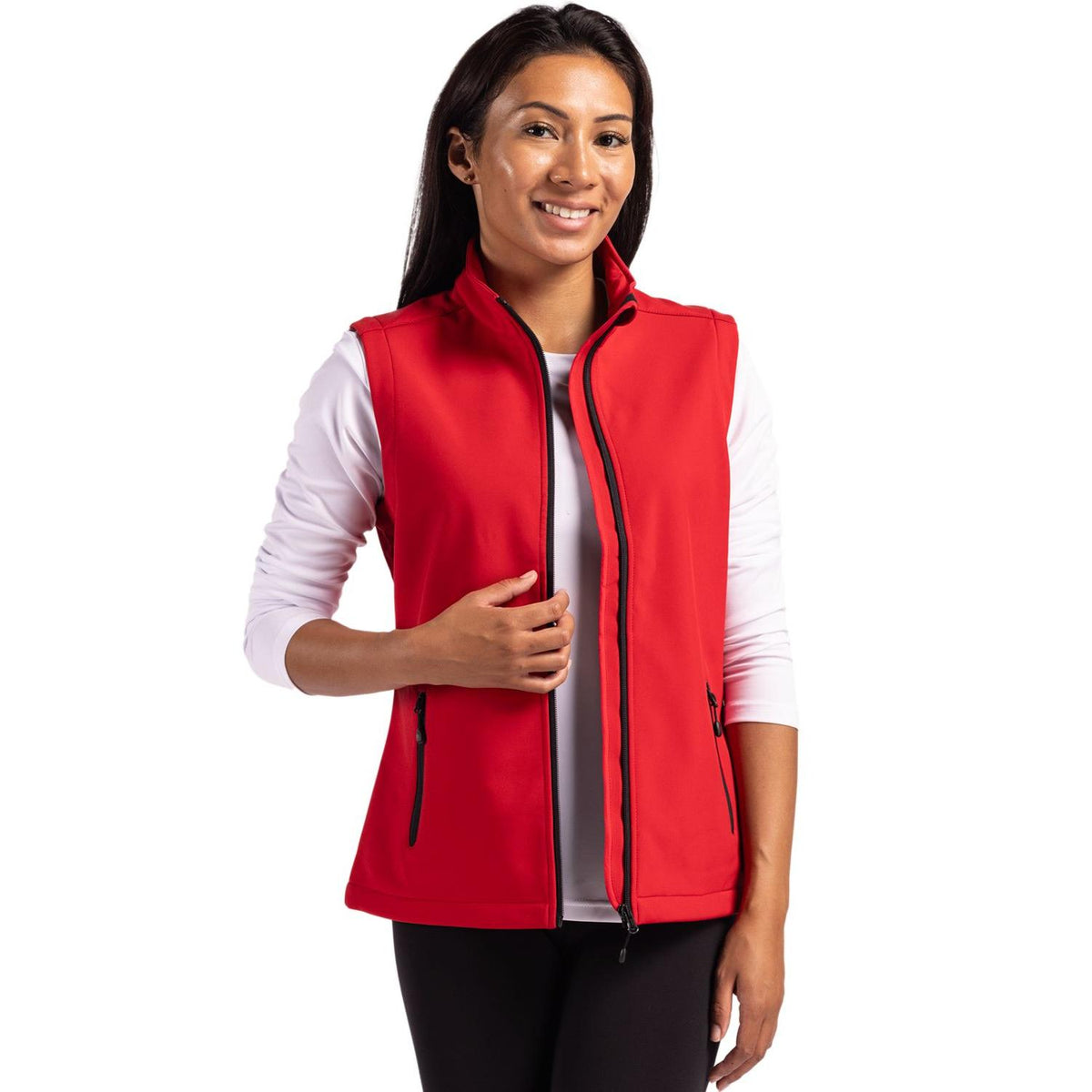 Clique Tempo Recycled Stretch Softshell Womens Full Zip Vest