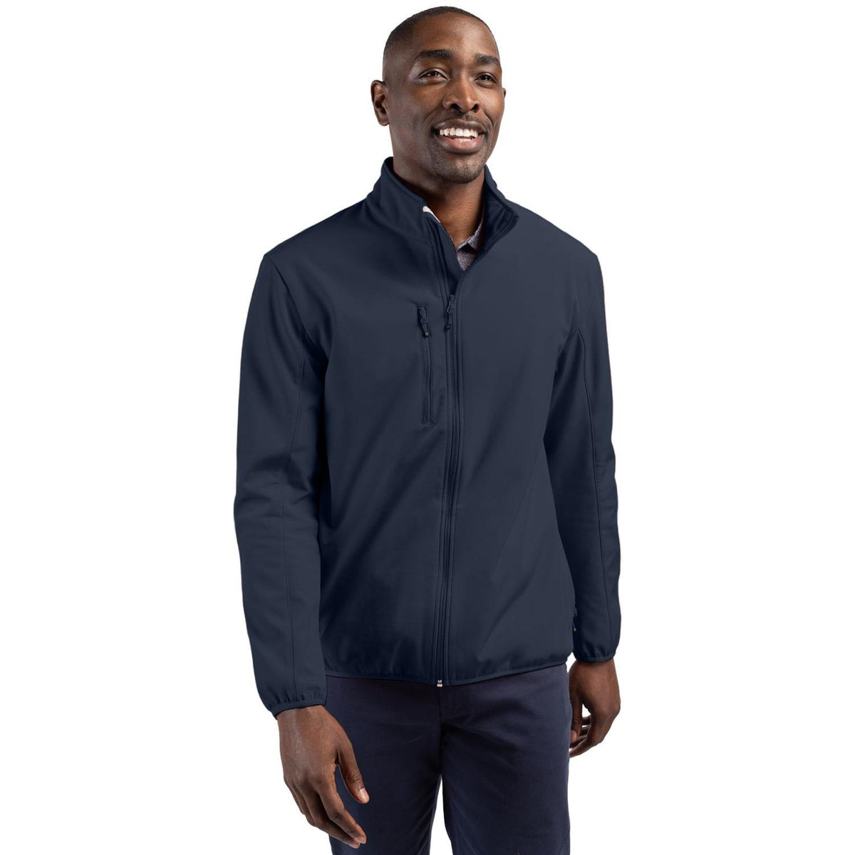 Clique Trail Recycled Stretch Softshell Mens Full Zip Jacket