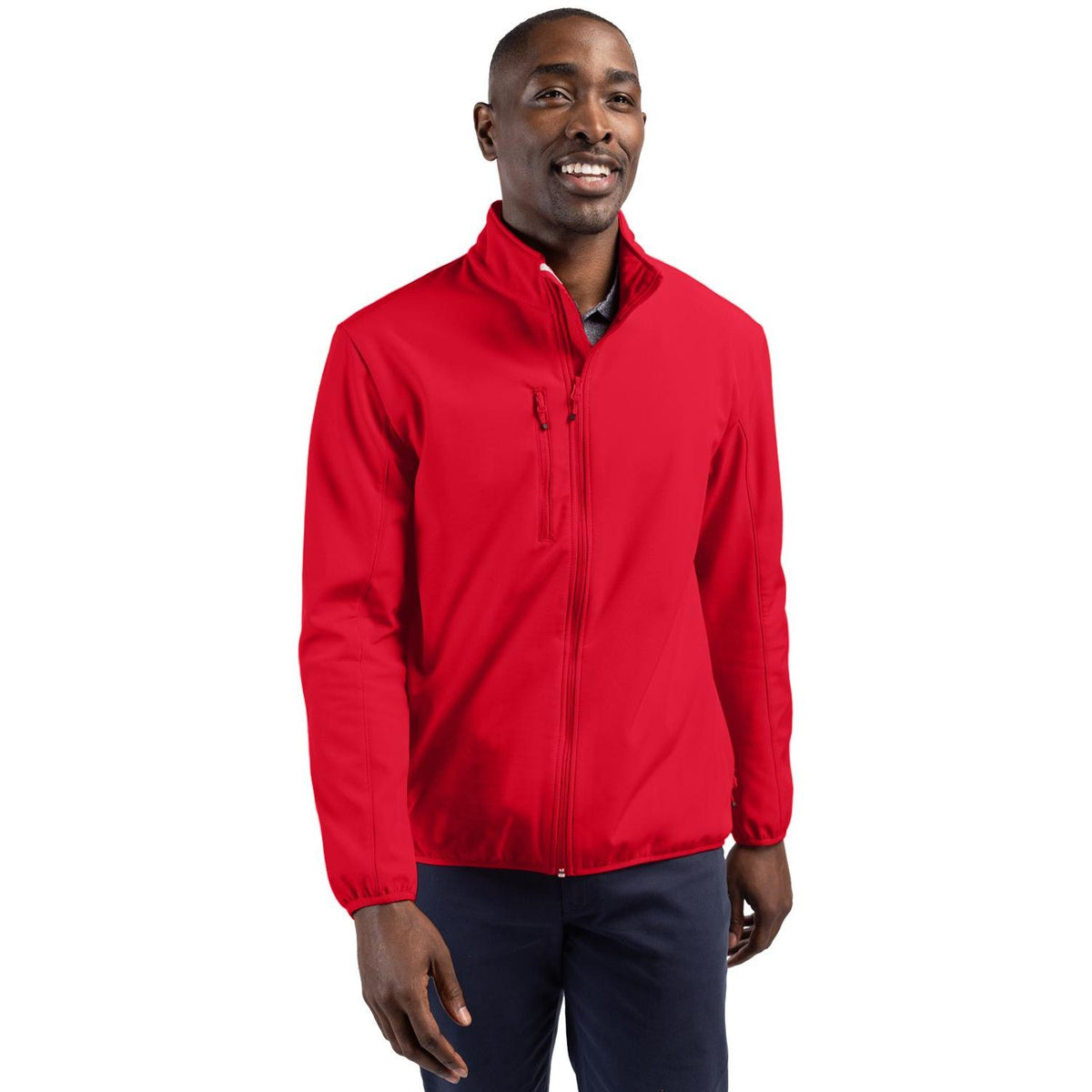 Clique Trail Recycled Stretch Softshell Mens Full Zip Jacket