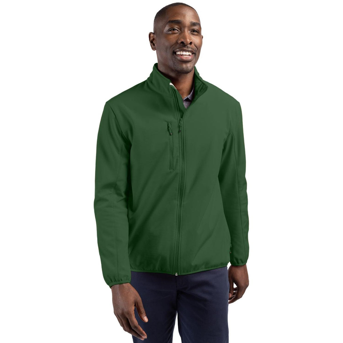 Clique Trail Recycled Stretch Softshell Mens Full Zip Jacket