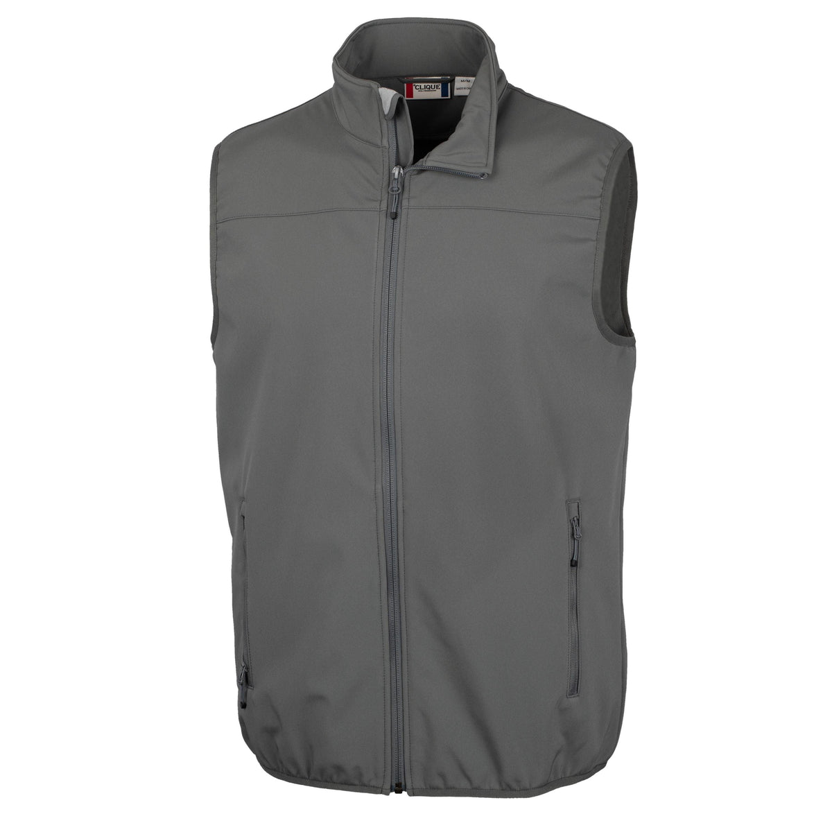Clique Trail Recycled Stretch Softshell Mens Full Zip Vest