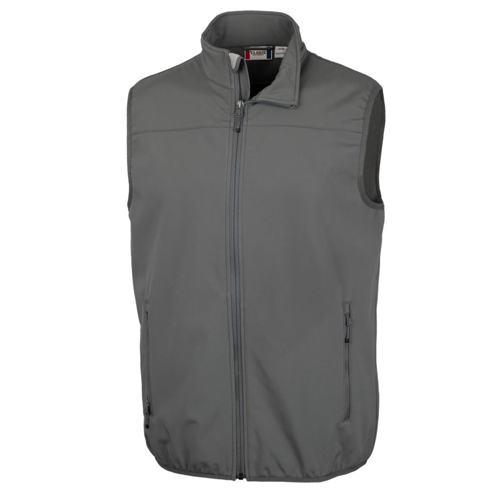 Clique Trail Recycled Stretch Softshell Mens Full Zip Vest