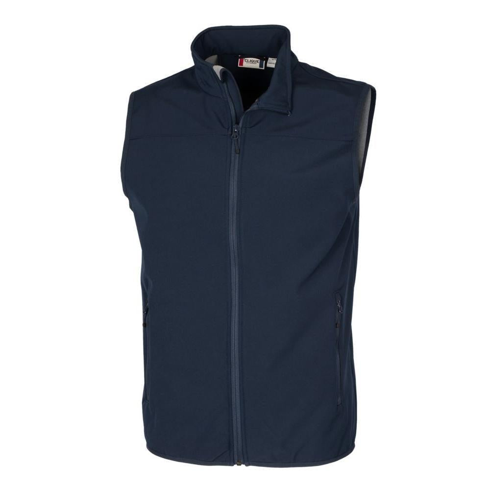 Clique Trail Recycled Stretch Softshell Mens Full Zip Vest
