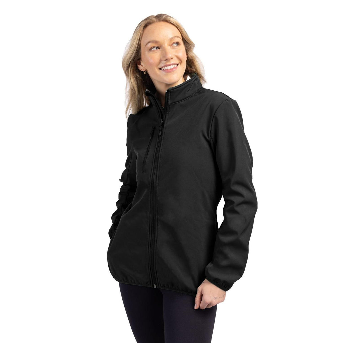 Clique Trail Recycled Stretch Softshell Womens Full Zip Jacket