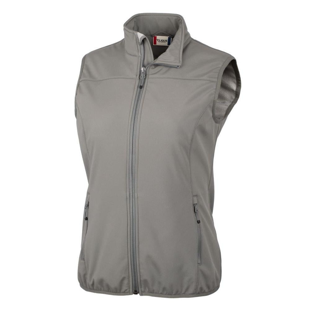 Clique Trail Recycled Stretch Softshell Womens Full Zip Vest