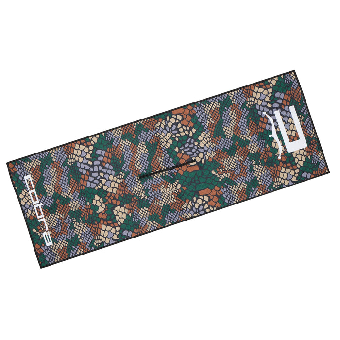 Cobra Microfiber Snakeskin Golf Towel