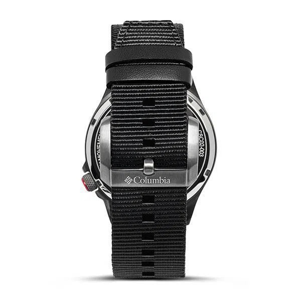 Columbia Watch - Canyon Ridge - Black 3-Hand Date Black Nylon, Columbia, Canada