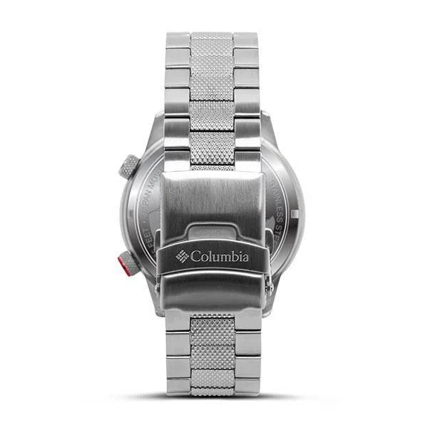 Columbia Watch - Outbacker - Navy 3-Hand Date Stainless Steel Bracelet, Columbia, Canada