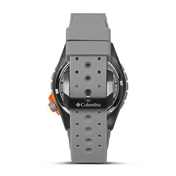 Columbia Watch - Pacific Outlander - Gray 3-Hand Date Gray Silicone, Columbia, Canada